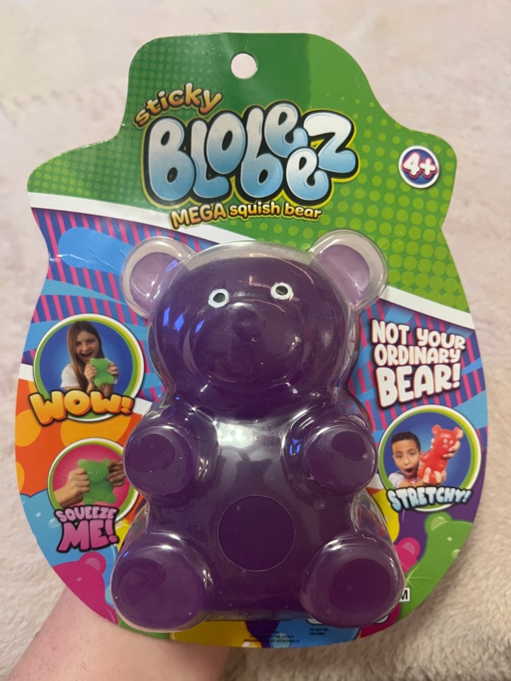 Mega Squish Bear - Purple